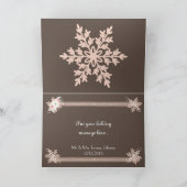 Carte de voeux Couple's First Holiday Together (Intérieur)