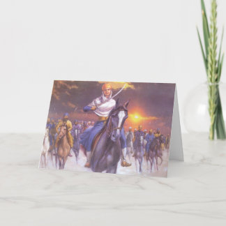 Carte de voeux courageuse.