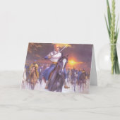 Carte de voeux courageuse. (Devant)