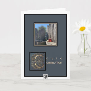 Carte de voeux Covid Communion "I Miss You"