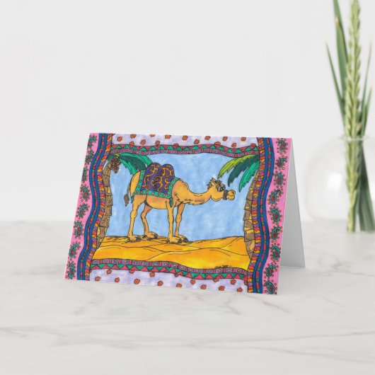 Carte de voeux Crazy Camel (Devant)