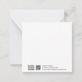 Carte de voeux Crochet Wombat (Dos)