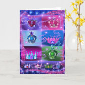 Carte de voeux Crowning Rewards (Fleur jaune)