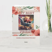 Carte de voeux Cry Baby Trump (Dos)