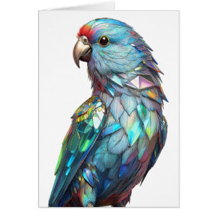 Carte de voeux Crystal Parakeets