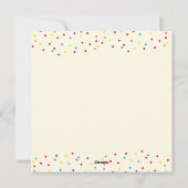 Carte de voeux Cupcake avec nom (Dos)