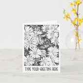 Carte de voeux Customisée par le Fleur sauvage de  (Fleur jaune)