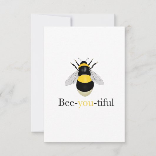 Carte de voeux d'abeilles (Devant)