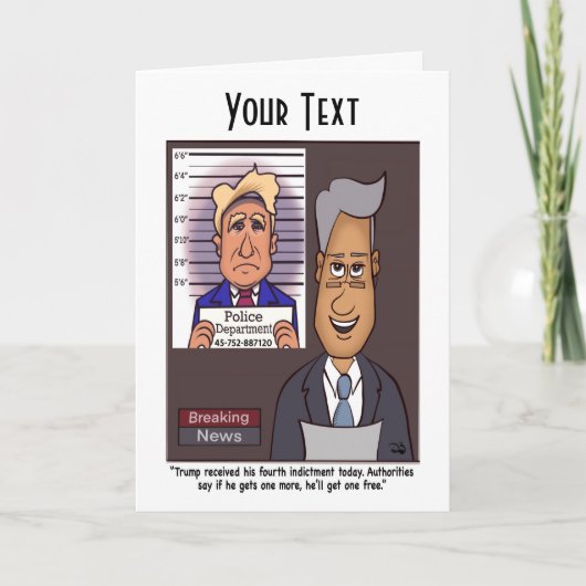 Carte de voeux d'accusation (Devant)