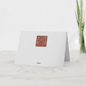 Carte de voeux Dachshund joliment peinte (Dos)