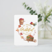 Carte De Voeux D'Action De Merci, Soyez Reconnaiss (Debout devant)