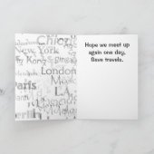 Carte de voeux d'adieu (Intérieur)