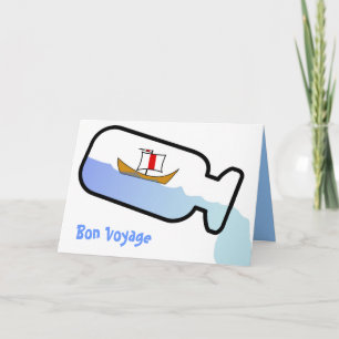 Carte de voeux d'adieu