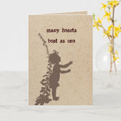 carte de voeux d'adoption (Fleur jaune)