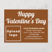 Carte de vœux d'affaires de la Saint-Valentin marr (Devant)