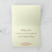 Carte de voeux d'affaires Noël Fairy Lights (Intérieur)