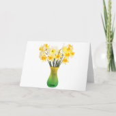 Carte de voeux Daffodils (Dos)