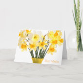 Carte de voeux Daffodils (Devant)