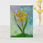 Carte de voeux Daffoodil (Fleur jaune)