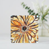 Carte de voeux Dahlia Flat (Debout devant)