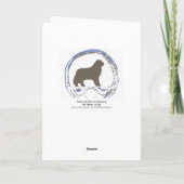 Carte de voeux d'Airedale Terrier (Dos)