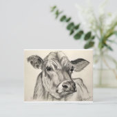 Carte de vœux Daisy Cow (Debout devant)