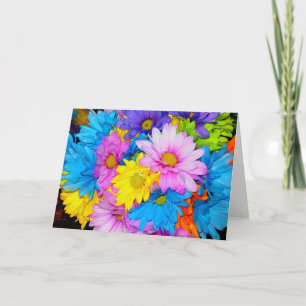 Carte de voeux Daisy Flower Mix