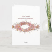 Carte de voeux Daisy Snowman 2011 (Dos)