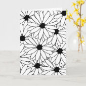 Carte de voeux Daisy Storm (Fleur jaune)