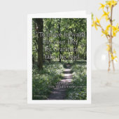 Carte de voeux d'Akashic (Fleur jaune)