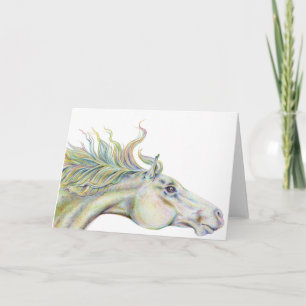 Carte de voeux d'Alma (cheval)
