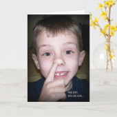 Carte de voeux d'ami (Fleur jaune)