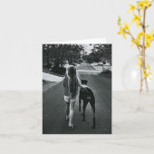 Carte de voeux d'amis (Fleur jaune)