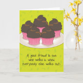 Carte de voeux d'amitié (Fleur jaune)