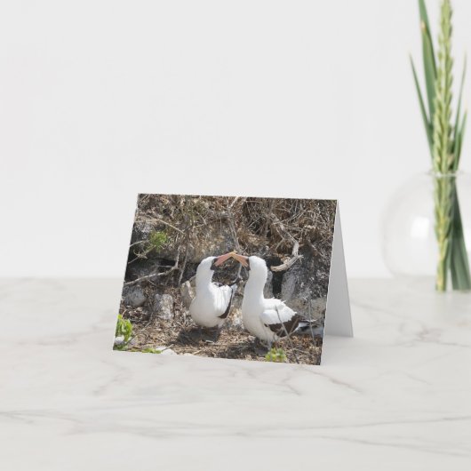 Carte de vœux d'amitié Nazca Bird (Devant)