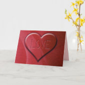 Carte de vœux d'amour (Fleur jaune)