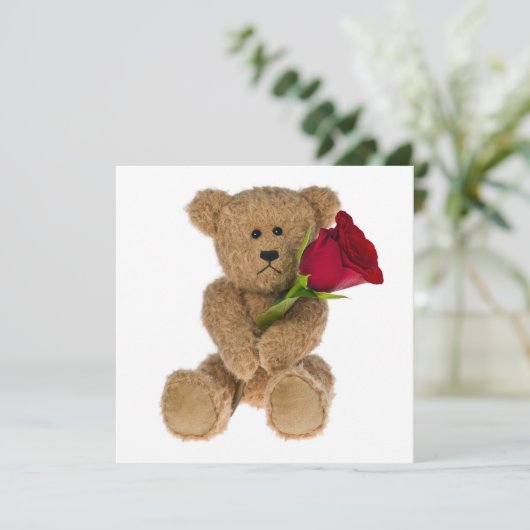 Carte de voeux d'amour (Debout devant)