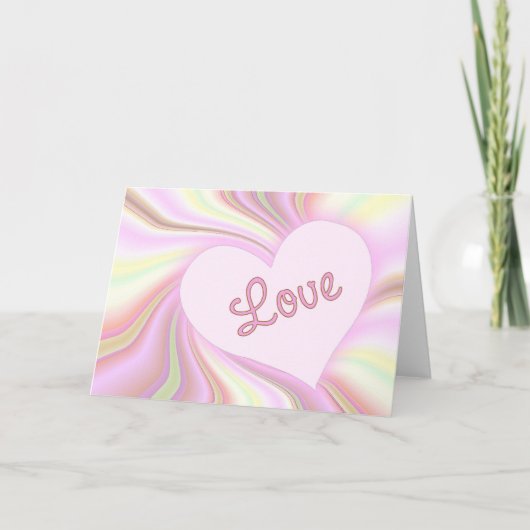 Carte de voeux d'amour (Devant)