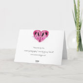 Carte de voeux d'amour (Dos)