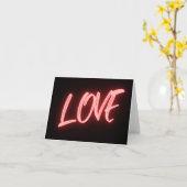 Carte de voeux d'amour (Fleur jaune)