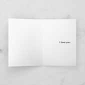 Carte de voeux d'amour de lingot de léopard (Intérieur)