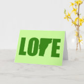 Carte de voeux d'amour du Vermont (Fleur jaune)