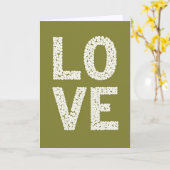 Carte de vœux d'amour en art de points (Fleur jaune)