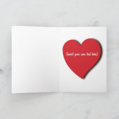 Carte de voeux d'amour - Je vous l'ai dit dernière (Intérieur)