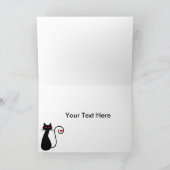 Carte de vœux d'amour pour chats (Intérieur)
