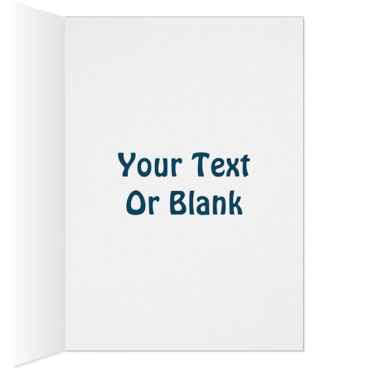 Carte de voeux Dancing Blue Raven (Intérieur (Droit))