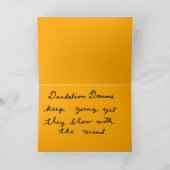 Carte de voeux Dandelion Dreams (Intérieur)