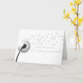 Carte de voeux Dandelion Inspiration (Fleur jaune)