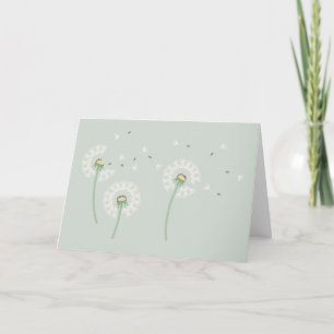 Carte de voeux Dandelion Sympathy