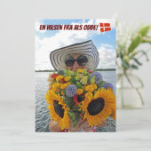 Carte de vœux Danemark, Als Odde ! (Debout devant)